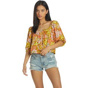 NWOT Billabong Floral Top